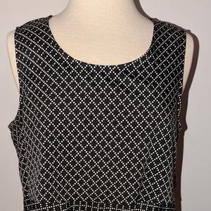Black layered tank blouse